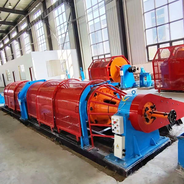 China Manufacture Big Bearing Tubular Stranding Machine 500mm Model Tubular Stranding Machine