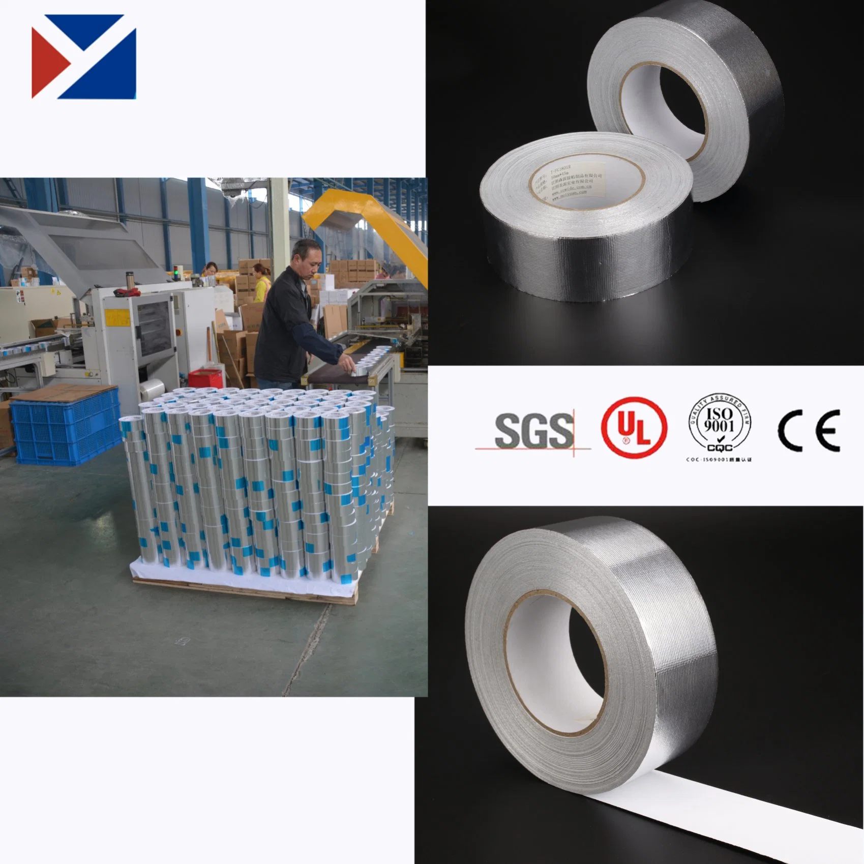 Meiyuan Alu Foil Laminated Paper Tape Aluminium Foil Insulation Material