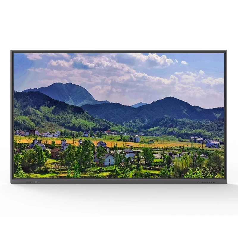 Sistema doble Android 11 de alta calidad 3840 X 2160 Ultra HD 4K Pizarra interactiva con pantalla táctil LED táctil infrarroja