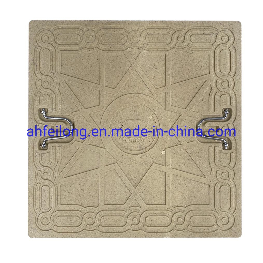 HDPE Manhole Covers Square En124 A15 SMC BMC Composite Manhole Cover