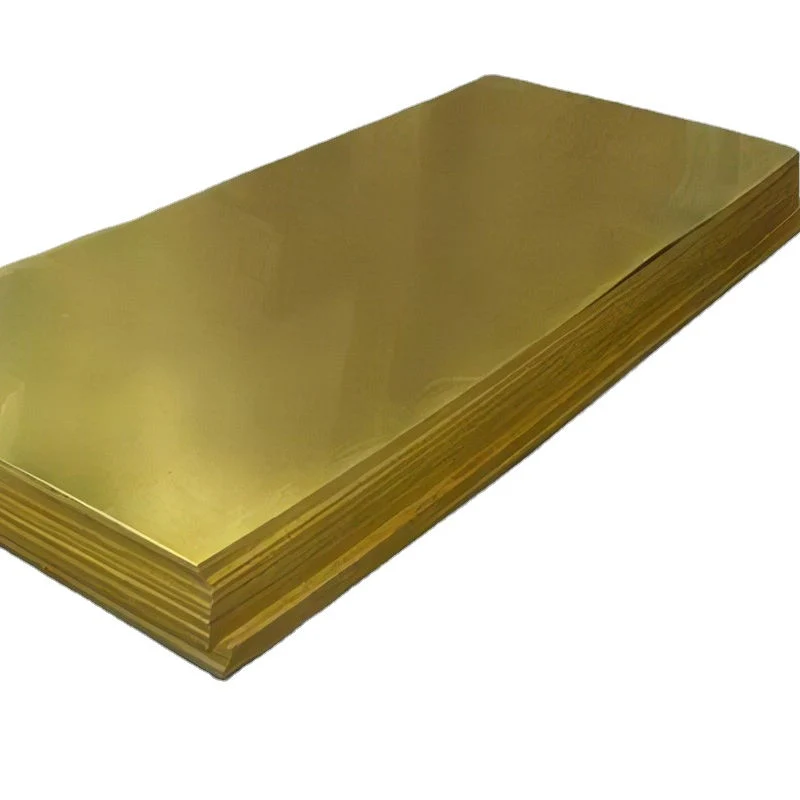 International Environment-Friendly Plate Thickness 0.4 - 40.0mm Brass Plate Customized Cutting