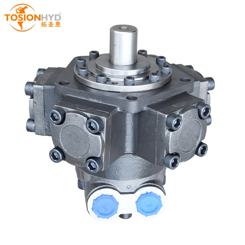 China Tosion Calzoni Italy Intermot Nhm for Bobcat Iam Jmdg Five Star Low Speed High Torque Hidrolik Oil Drive Wheel Radial Piston Hydraulic Motor