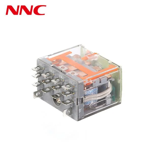 El relé Nnc68azl-4z (LY4) con LED y botón de texto con UL