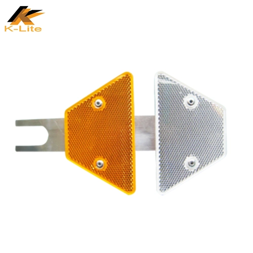 Highway Guardrail Reflector Delineator Aluminium Support Road Reflector