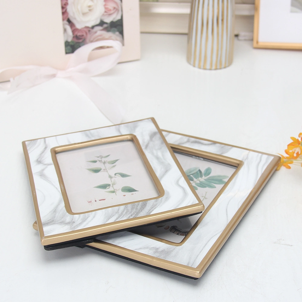 Fr001 Hot Sell Ceramic Wedding Picture Frame Hot Sell Ceramic Wedding Picture Frame Home Decor Accessories Porcelain White Marble Modern Photo Frame