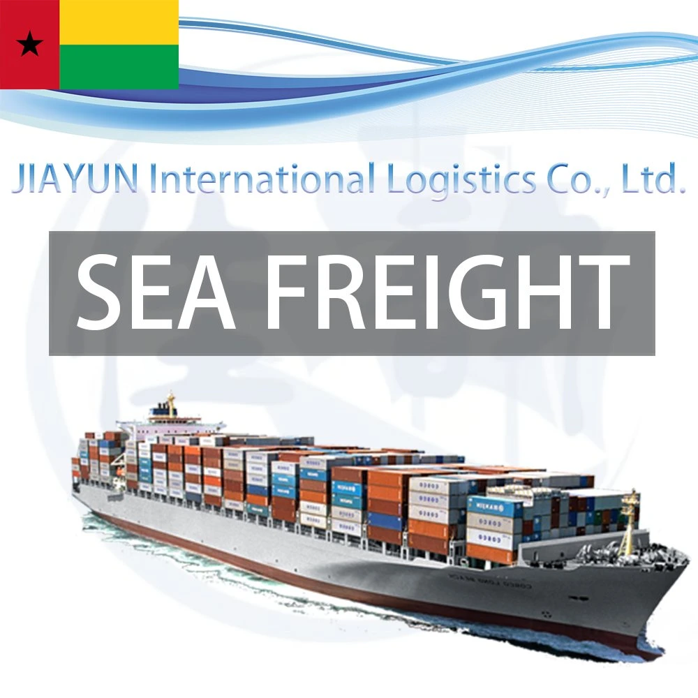 Sea Freight Forwarder أريكة الأثاث آلة المعدات الطبية كرسي السرير البراد DDU DDP ممتلئ أو أقل من حمل الحاوية من الصين إلى غينيا بيساو