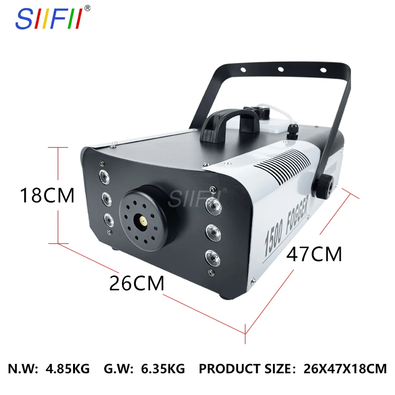 Wholesale/Supplier Hot Selling Disco Party Machine Wire Control Mini 1500W Smoke Machine Fog Machine for Wedding Event