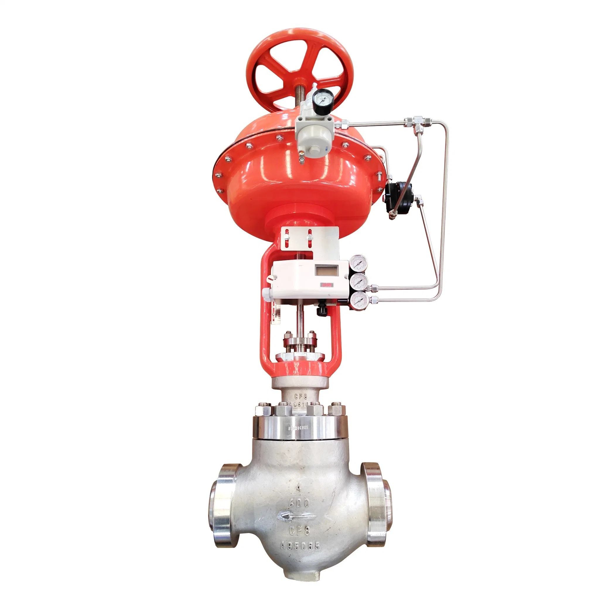 Válvula de Controle do globo de Vapor de alta temperatura com flange de 4 polegadas fundido PN16