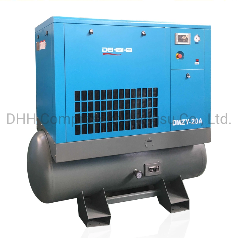 Low Noise Energy-Saving Laser Cutting 16 Bar High Pressure Laser Cut Screw Air Compressor with Dryer Tank