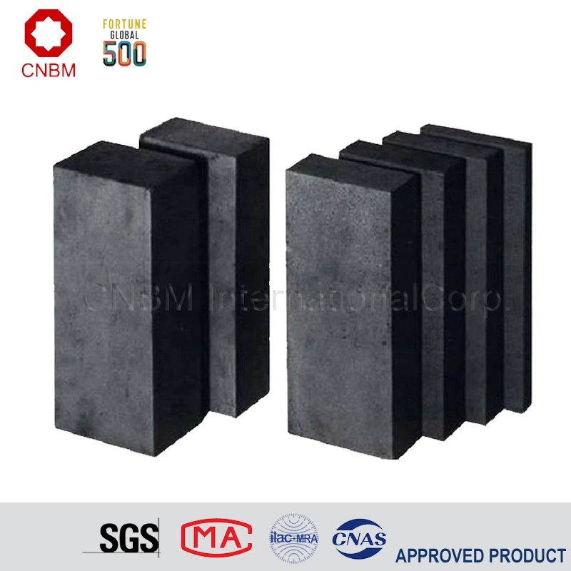 Uma boa qualidade preço de fábrica de carbono de magnésia tijolos refractários para panela de Aço