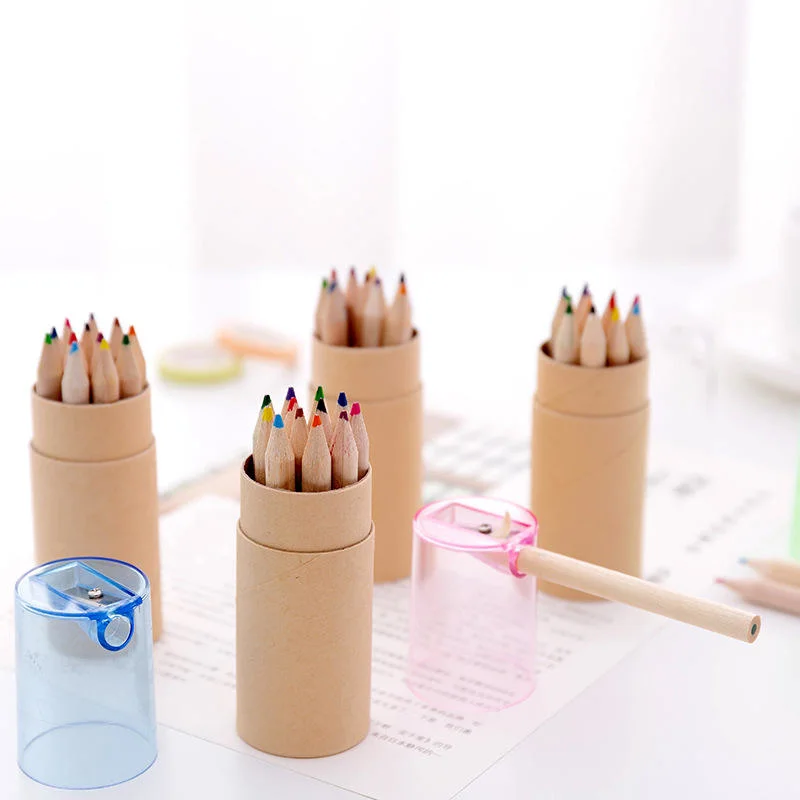 Cartoon Children's Drawing Wood Colored Pencils