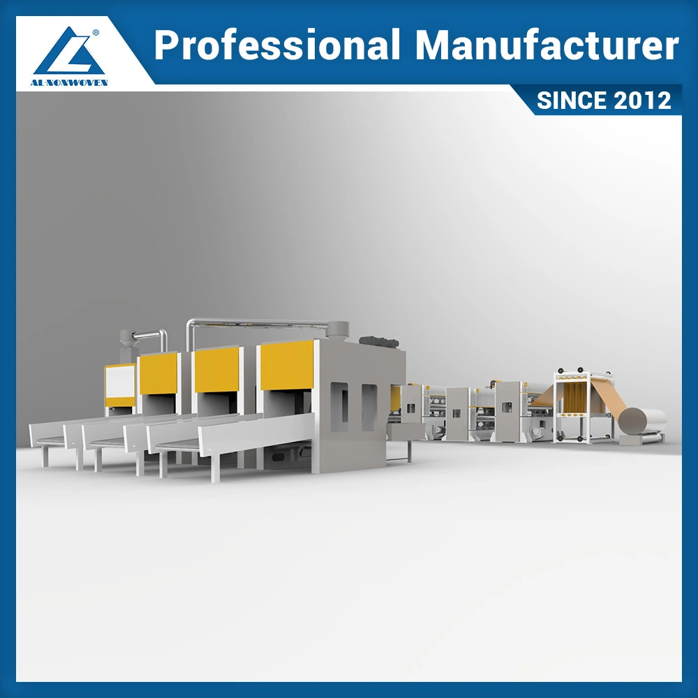 a. L Nonwoven Automatic Geotextile Runway Cross Lapper Pet Needle Punching Machine