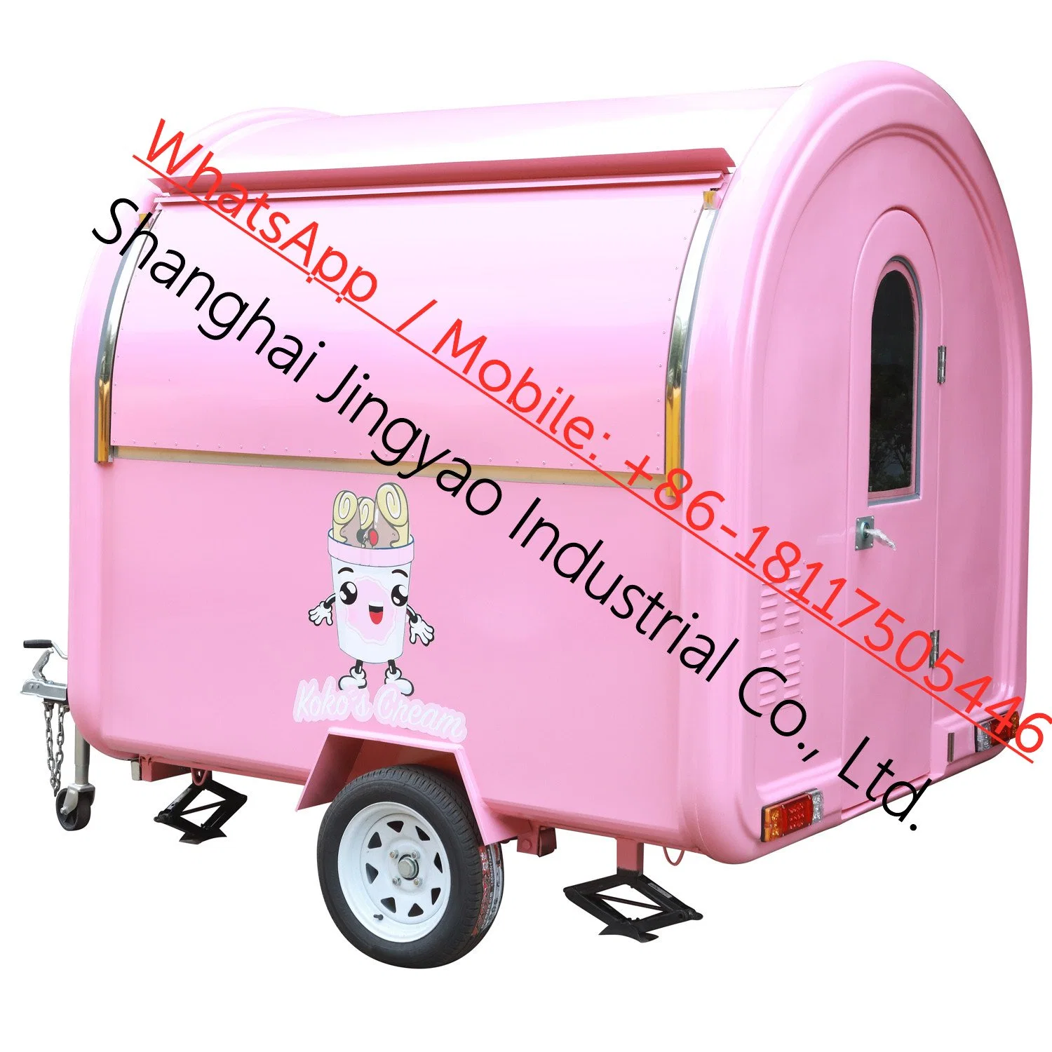 Mobile Food Cart/Airstream Food Cart/Aluminum Panel Frame Outdoor Food Cart