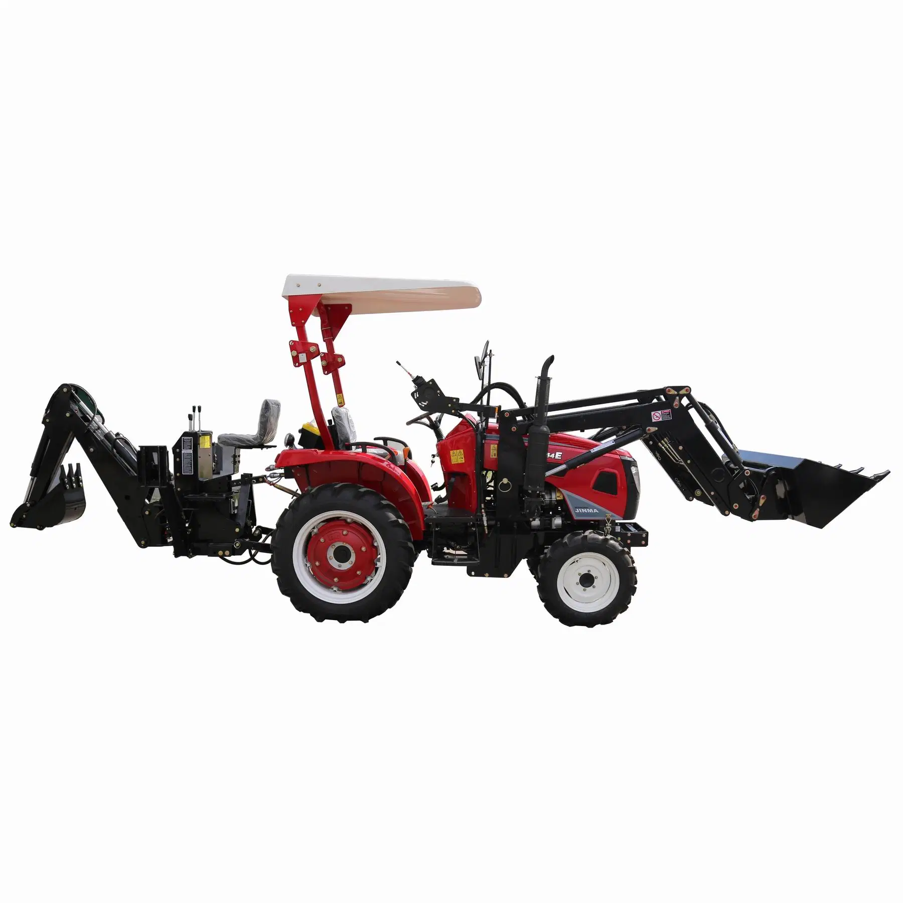 Chinese CE Euro V Agricultural Jin Ma 25HP Mini 4X4 Small 4WD Compact Lawn Mower Garden Farm Tractor Agriculture Price in German