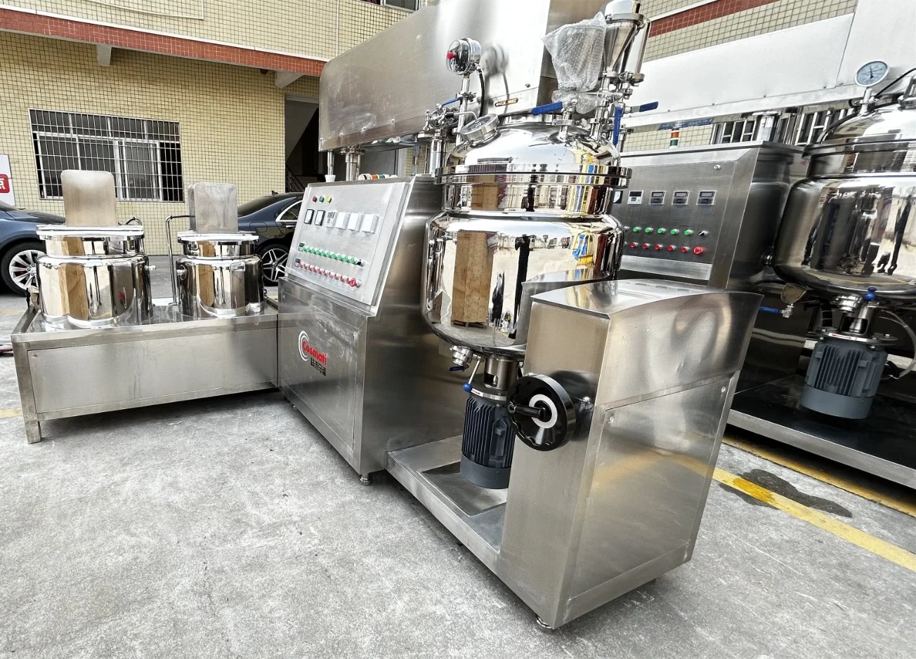 Cosmetic Mixer Reactor Shampoo Liquid Soap Making Blending Machine Chemical Mixing Tank Detergent Stirred Tank