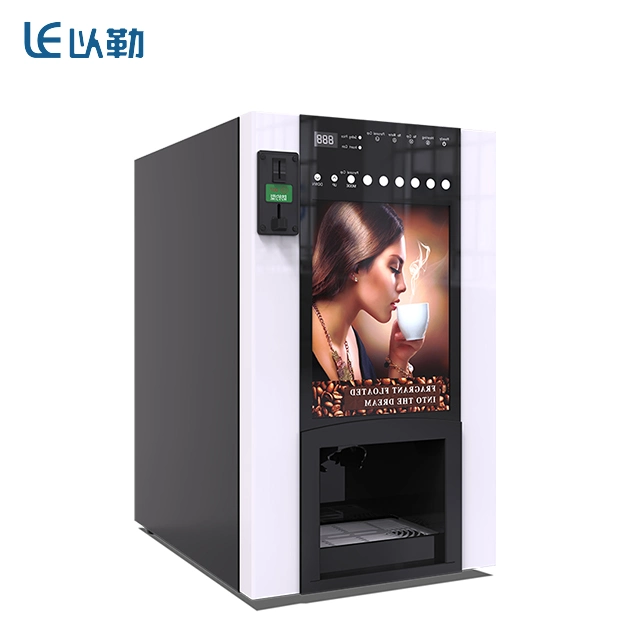 6 Kinds of Premixed Drinks Table Type Commercial Instant Turkish Coffee Vending Machine with Cup Dispenser
