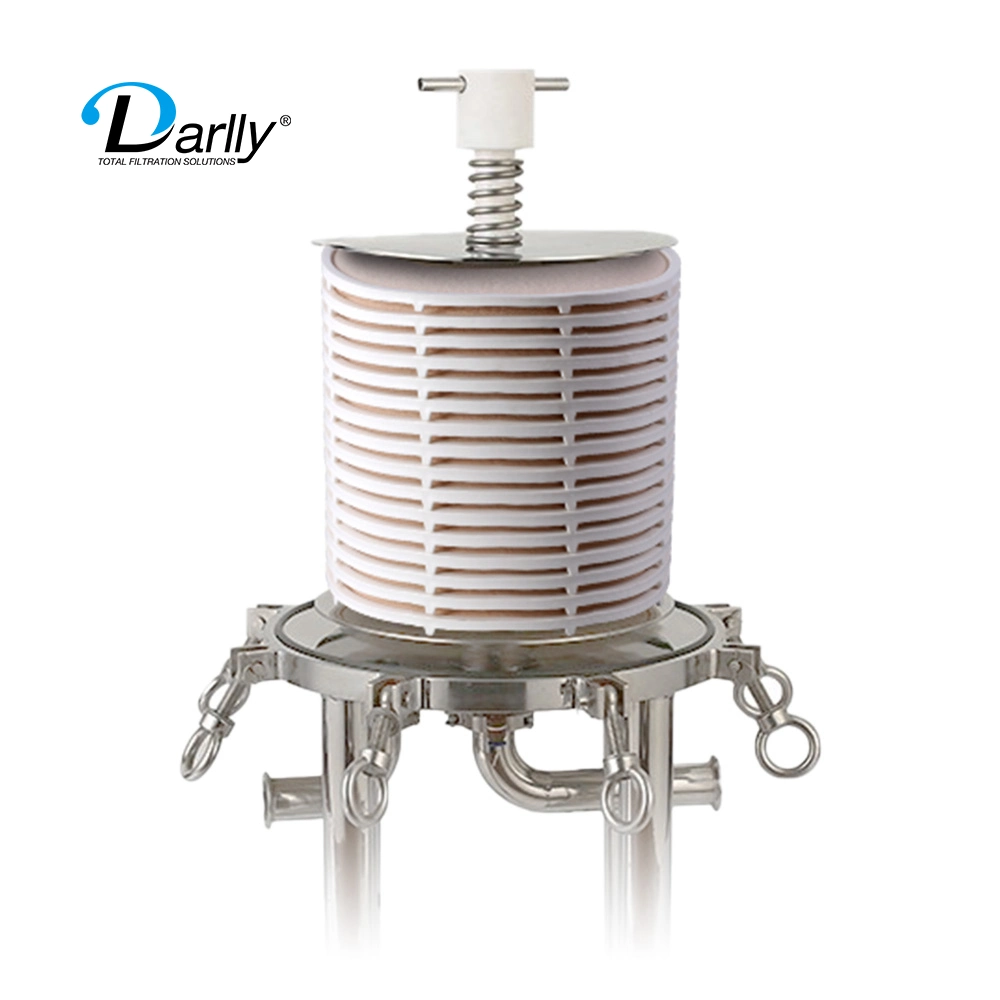 Darlly Lenticular 12 Inche 16 Inch Filter Cartridge Depth Stack Disc Food Oil Filters Replacement of Zeta Plus Filters Washable Filter