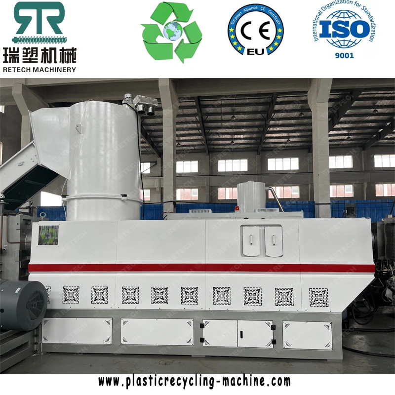 Strand Noodle Cutting Type Plastic Pelletizing Granulating Line with Vacuum Degassing System