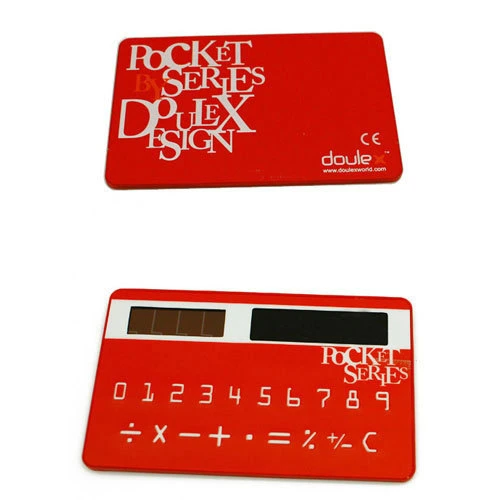 Red 12 Digits Electronic Digital Scientific Calculator