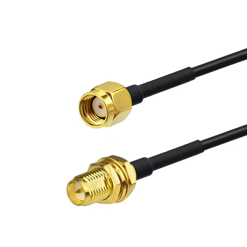 RP-SMA Male to RP-SMA Female Cable 5m Rg174 WiFi Antenna Extension Coaxial Cable for WiFi Router Gateway