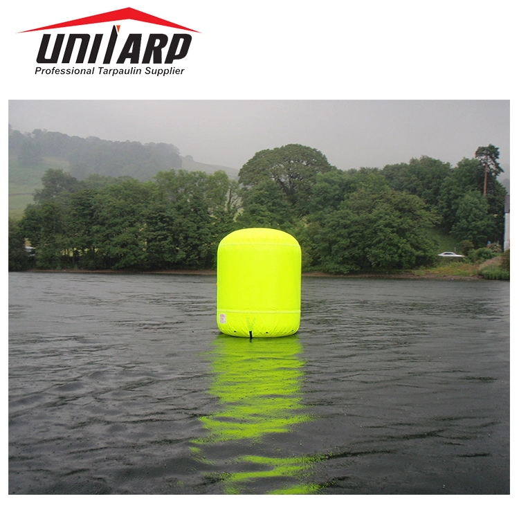 Rot&Mould Resistant 500d*500d Plastic Sheet PVC Coated Tarpaulin for Marine Inflatable Marker Buoy