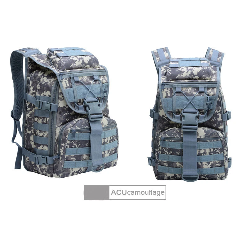 Military Tactical Backpack Outdoor Sports Hiking Camping Combat Polyester Combat Waterproof Backpack Tactical Gear