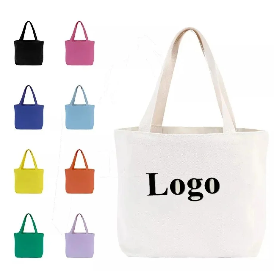 Xianghui Custom Logo Eco Friendly Plain Compras Bolsa de algodón Bolsa de lona