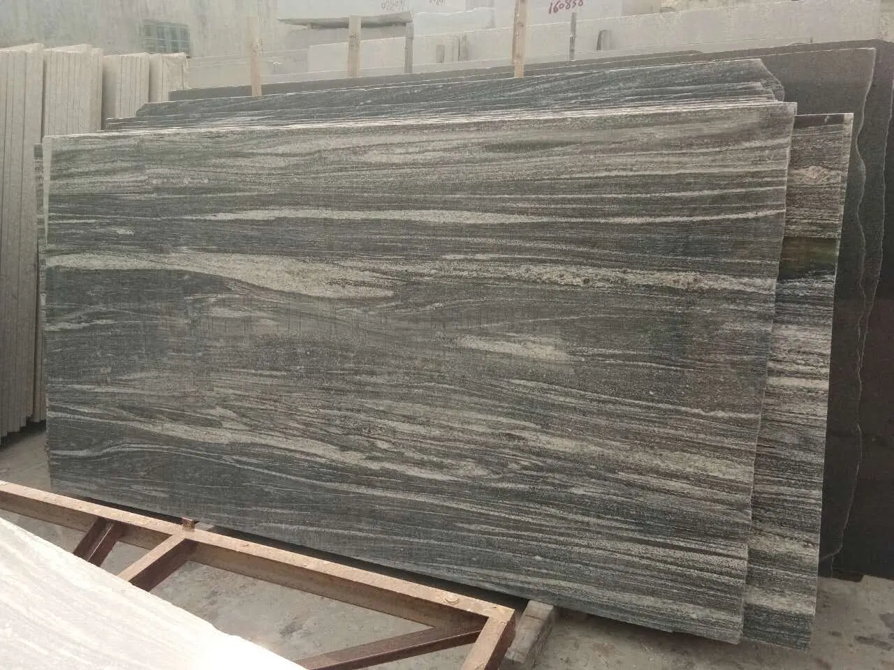 Nero Marquina Marble/Granite pour carreaux de pierre de mur de haute qualité