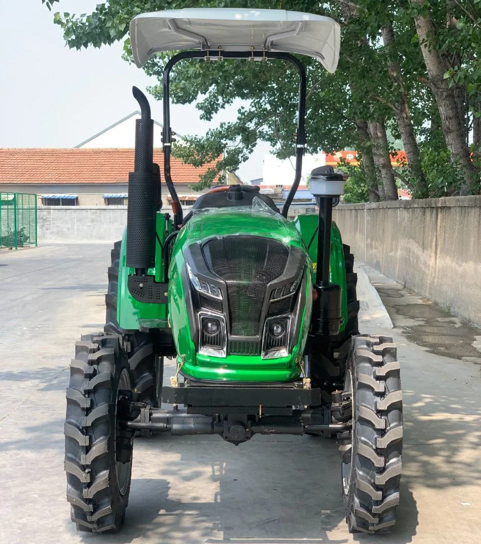 المصنع مزود بمصنع صينية 70HP 4WD Farm/Mini/Diesel/Small Garden/Agricultural الجرار مع الجهة الأمامية اللودر الطرفي