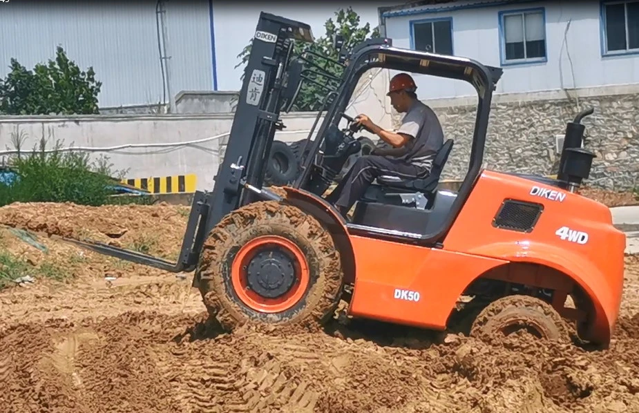 5 Ton 4X4 Four Drive Rough Terrian Diesel Forklift