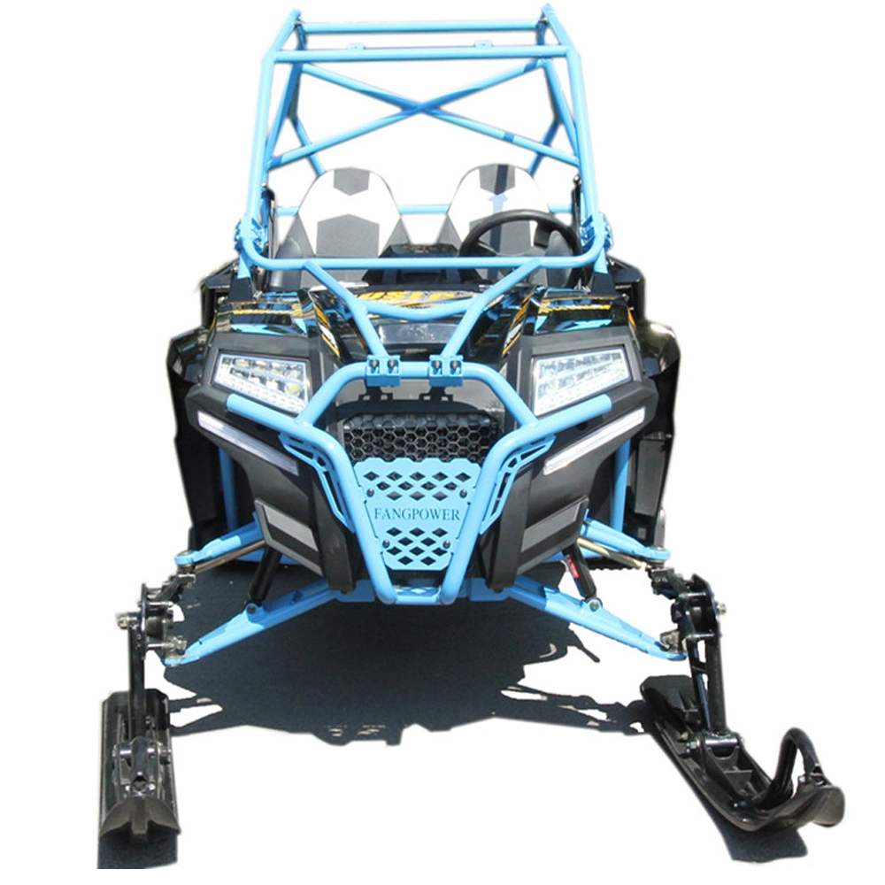 4 Stroke 400cc Adult Children Gasoline Snowscooter Water Cooling Snow Vehicle Snowmobile