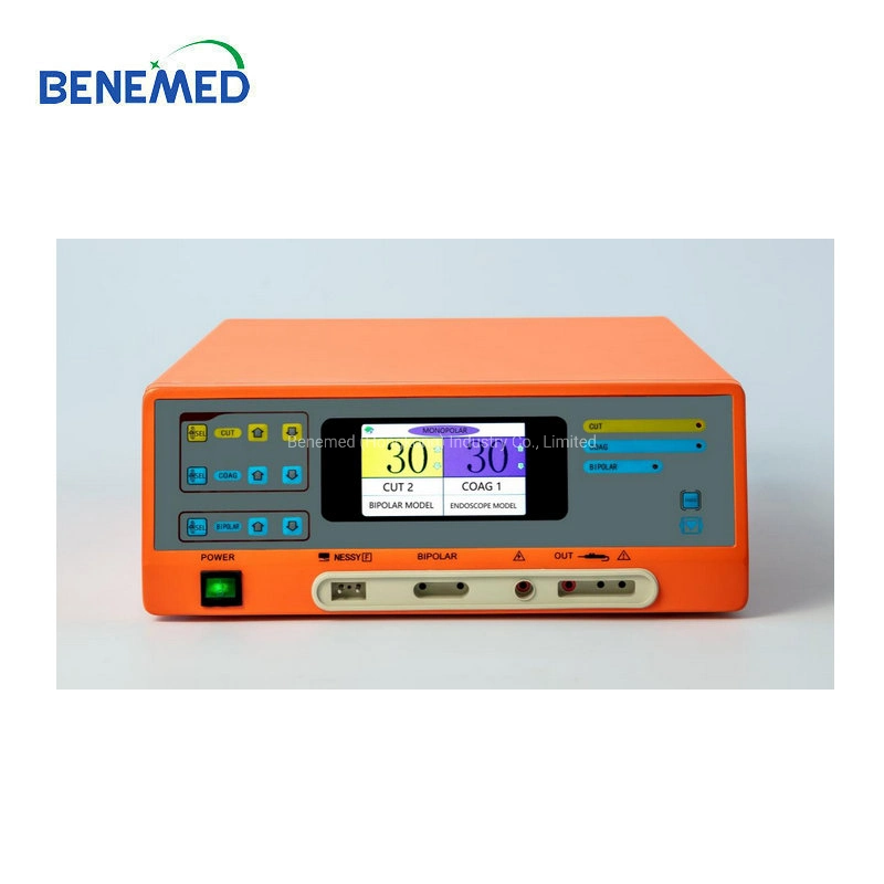 Alta frecuencia LCD quirúrgico Elecrocautery Electrobisturi Bipolar generador de electrocirugía