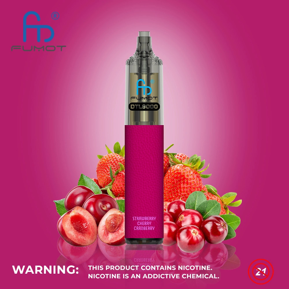 Fumot Randm Dtl 9000 Puffs Puff Electronic Cigarette Wape Hookah Shisha Pen Price Disposable/Chargeable Vape Vapes