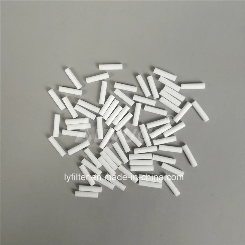 White Synthetic Cotton Fiber Filter Wicks Stick Tip for Cigarette Holder