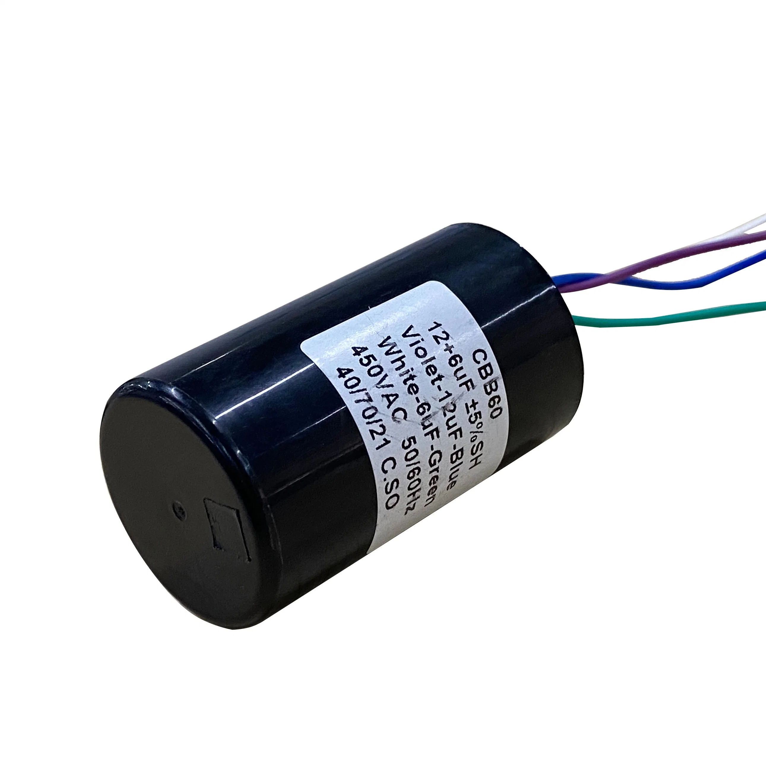 Ruijeep Nuevo y original 60Hz/Cbb60 AC450V 50 Motor Run Capacitor Se usa para el aire acondicionado