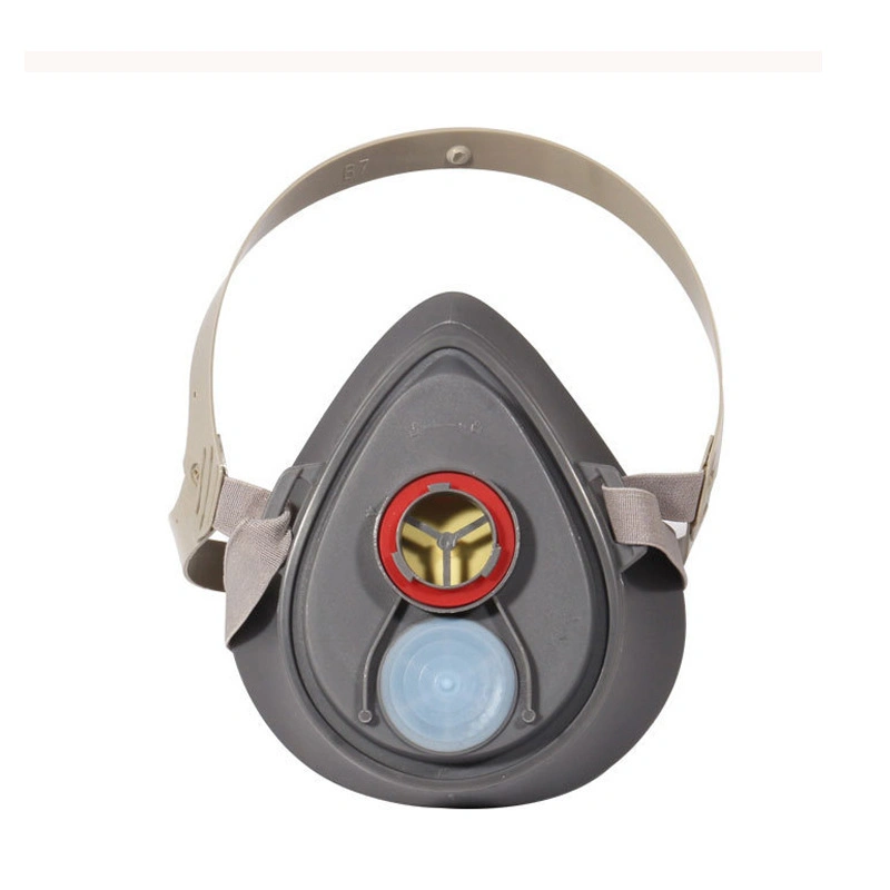 Single Cartridge Half Face Mask Organic Vapor Single Cartridge Gas Respiratory Mask for Painting Wooding Welding Resusable Respirator