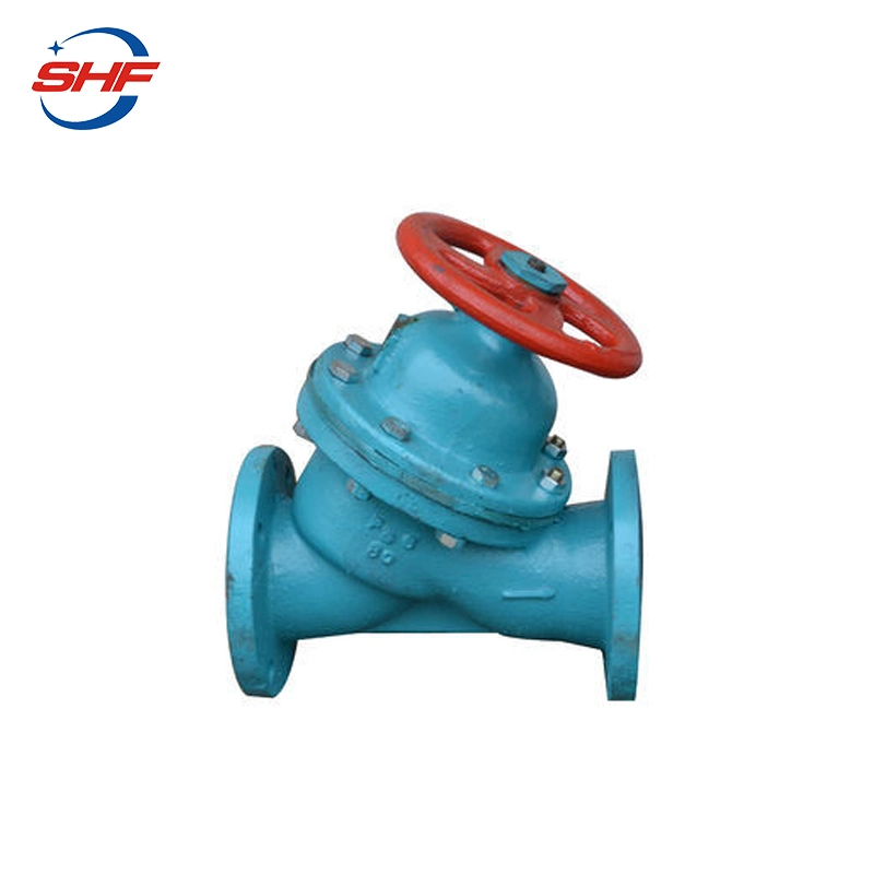 Manual Control Rubber Lined Type Wcb Steel Weir Diaphragm Valve