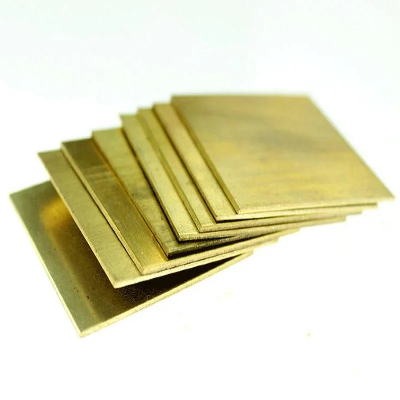 Cold Rolled Cuzn10 0.5mm Thickness Brass Sheet Copper Sheet Regular Size in Stock Brass Plate