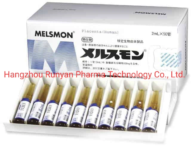 Inyección Melsmon la placenta humana 2ml originalmente Japón