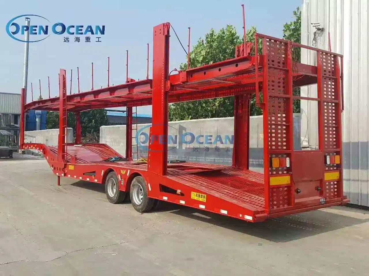 The Best-Selling 3-Axle 13m Fence Semi-Trailer Is Suitable for Road Freight Transportation