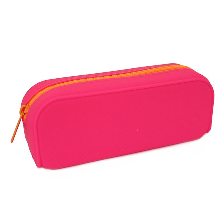 Wholesale/Supplier Large-Capacity Square Silicone Pencil Bag Student Girl Pen Bag