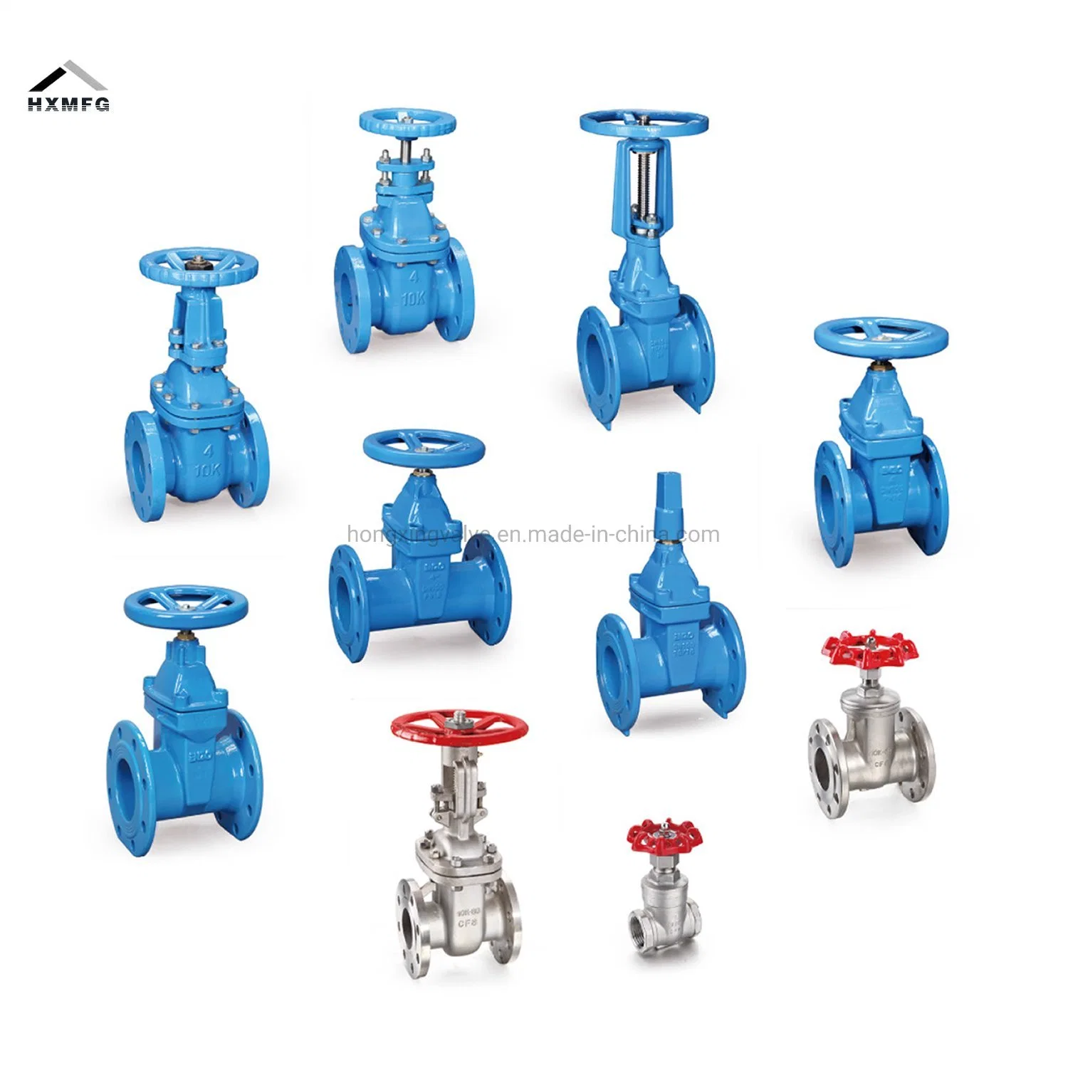 Rising Stem Ductile Cast Iron Handwheel Stainless Steel Flange Resilient Seated OS&Y Gate Valve