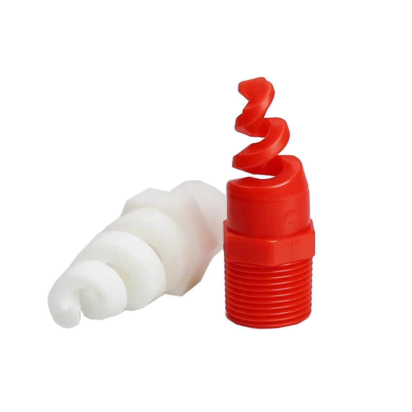 Plastic Full Cone Hollow Cone Spiral Sprinkler Spray Plastic Nozzle for Scrubber