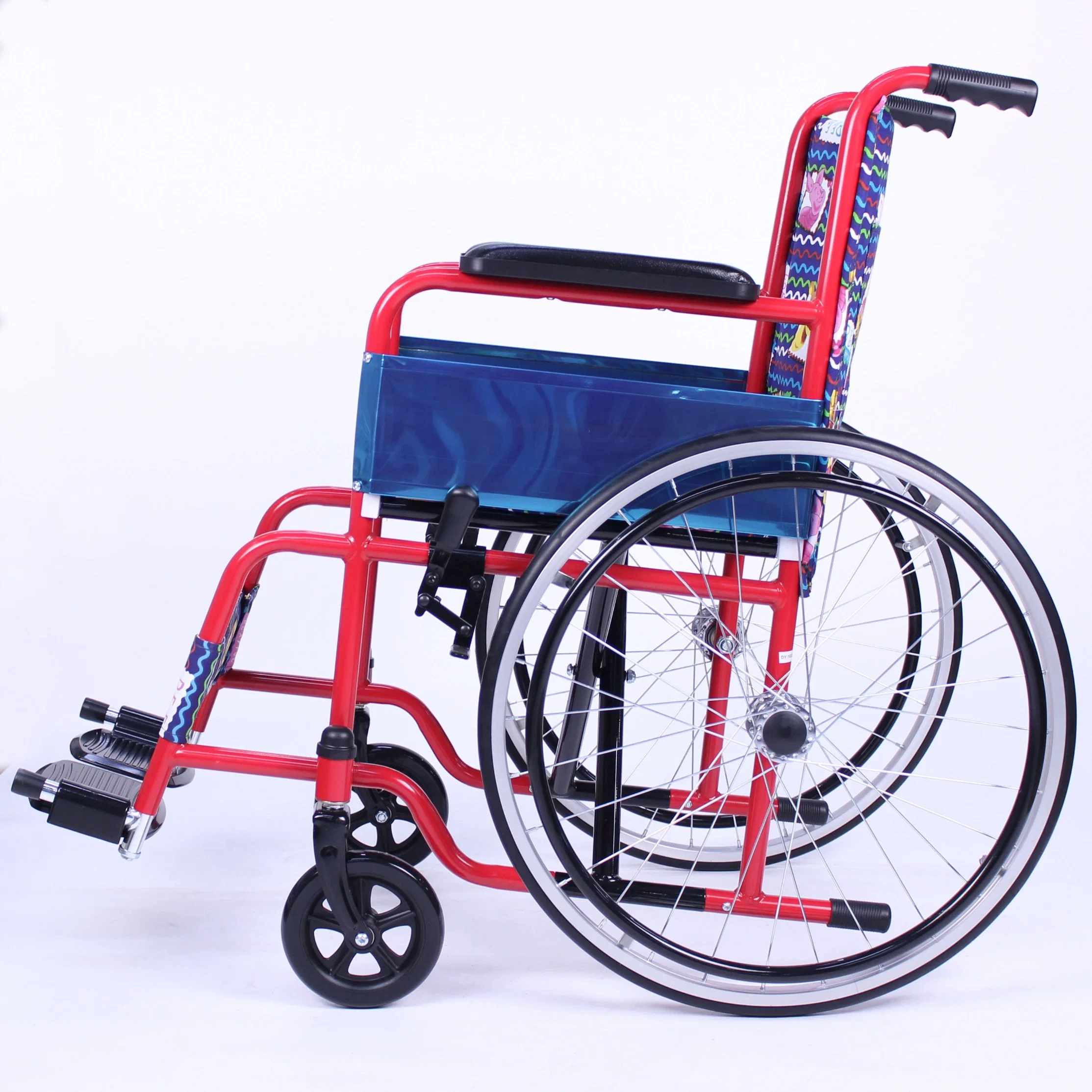 Stainless Steel Pediatric Wheelchair for Disable Children