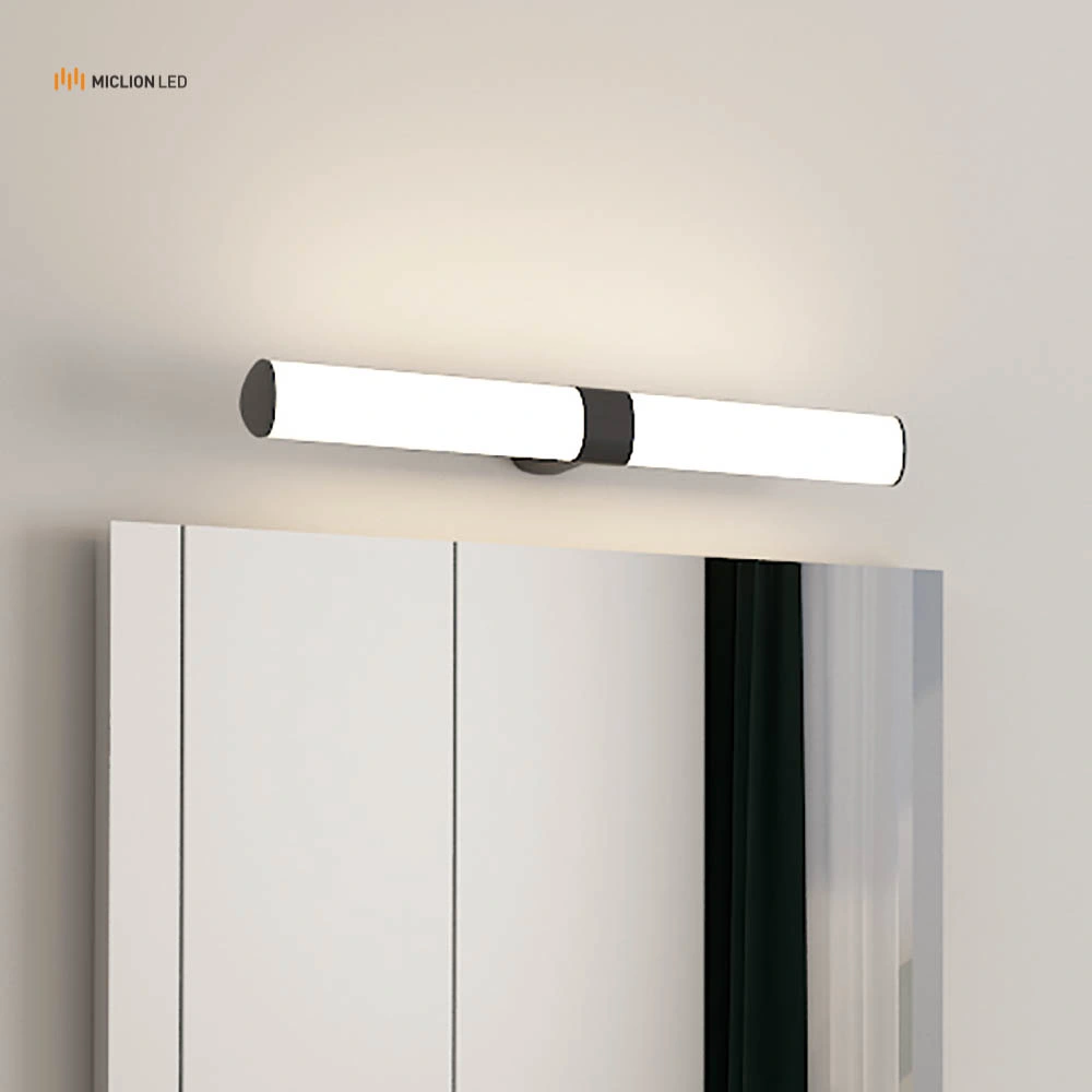 Sala de montaje en pared de fábrica de accesorios de 15W en iluminación LED espejo de la luz de cuarto de baño IP44.