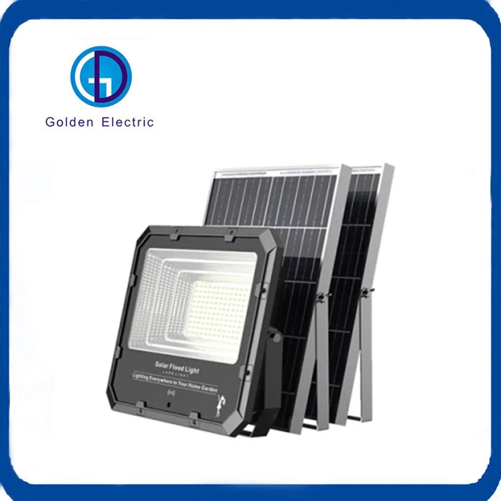 Solar Wall Light 250W 300W Garden Lighting Remote Control LED Spotlight Outdoor Solar Flood Light Lamp