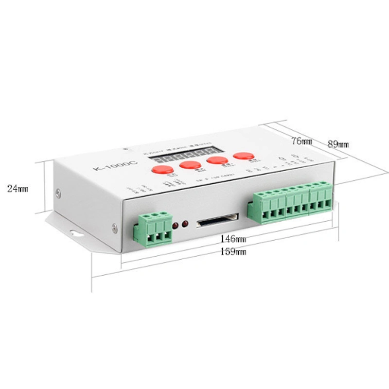 T1000s K-1000c K-4000c K-8000c LED Controller for Ttl Spi DMX512 Ucs512 Ws2811 Ucs1903 2903 RGB RGBW LED Pixel Linear Wall Washer Light