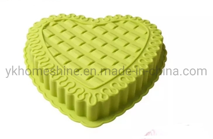 Popular Heat-Resistant Heart Shape Silicone Cake Baking Pan