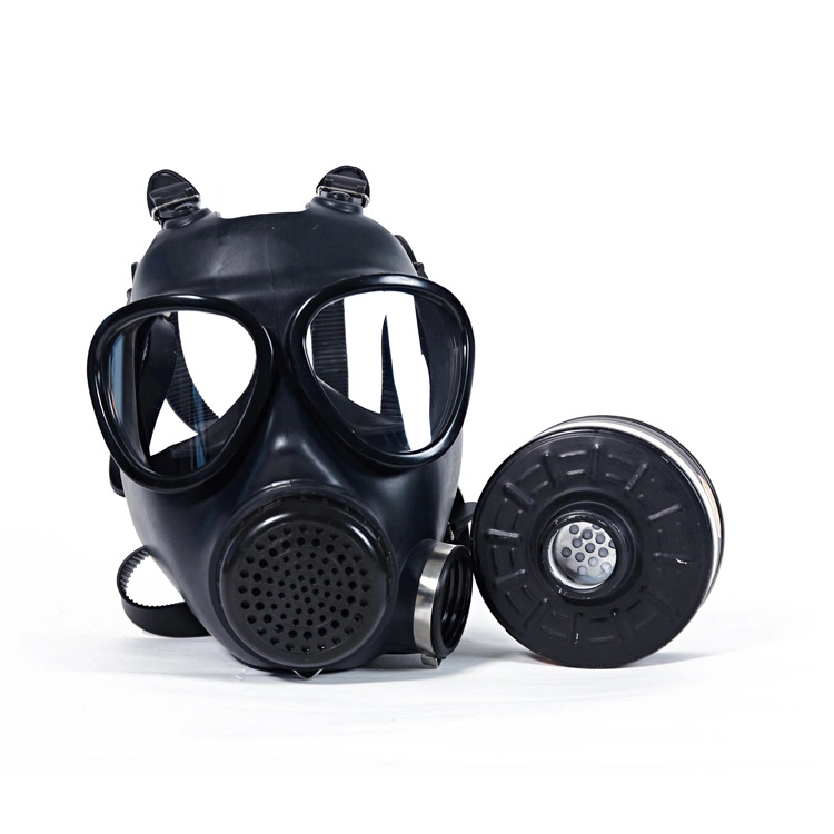 Factory Full Facepiece Reusable Respirator Full Face Protective Gas Mask Against Chemicals Viruses Radio Active Substances