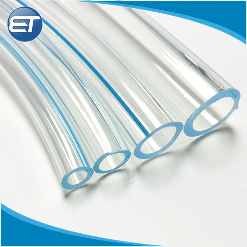 La nourriture plastique PVC transparent de qualité médicale Le tuyau flexible clair du tube d'alimentation